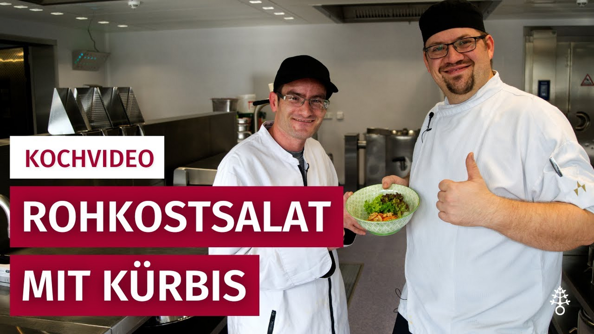 Rohkostsalat mit Kürbis